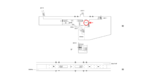 横浜市営／中田駅／／№9駅看板・駅広告、位置図