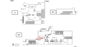 みなとみらい／元町・中華街駅／／№202駅看板・駅広告、位置図