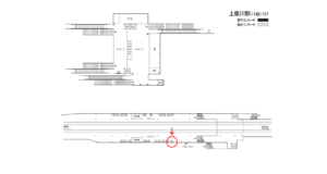 相鉄／上星川駅／／№211駅看板・駅広告、位置図