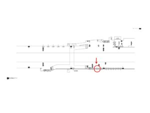 新京成　二和向台駅／駅額面／№15駅看板・駅広告、位置図