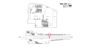 相鉄／希望ヶ丘駅／／№335駅看板・駅広告、位置図