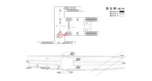 相鉄／西谷駅／／№322駅看板・駅広告、位置図