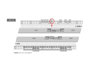 東葉高速　八千代緑が丘駅／Ａ4№4駅看板・駅広告、位置図