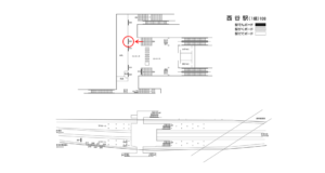 相鉄／西谷駅／／№325駅看板・駅広告、位置図