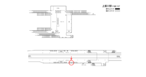 相鉄／上星川駅／／№214駅看板・駅広告、位置図