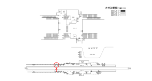 相鉄／さがみ野駅／／№217駅看板・駅広告、位置図