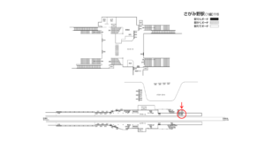 相鉄／さがみ野駅／／№8253駅看板・駅広告、位置図