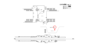 相鉄／さがみ野駅／／№271駅看板・駅広告、位置図