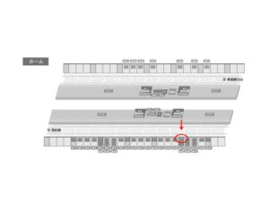 東葉高速　八千代緑が丘駅／B17№17駅看板・駅広告、位置図