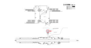 相鉄／さがみ野駅／／№033駅看板・駅広告、位置図