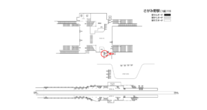 相鉄／さがみ野駅／／№247駅看板・駅広告、位置図