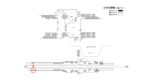 相鉄／さがみ野駅／／№018駅看板・駅広告、位置図