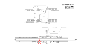 相鉄／さがみ野駅／／№329駅看板・駅広告、位置図