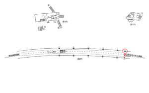 東京メトロ／代々木公園駅／千代田線／№6駅看板・駅広告、位置図