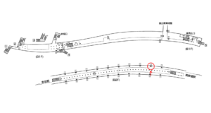 東京メトロ／乃木坂駅／千代田線／№9駅看板・駅広告、位置図