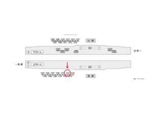 京成　ユーカリが丘駅／／№1113駅看板・駅広告、位置図