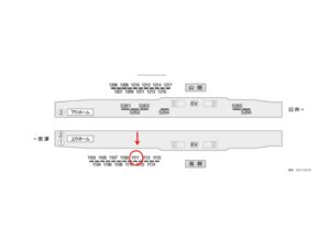 京成　ユーカリが丘駅／／№1111駅看板・駅広告、位置図