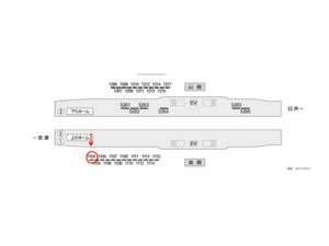 京成　ユーカリが丘駅／／№1103駅看板・駅広告、位置図