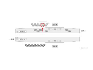 京成　ユーカリが丘駅／／№1213駅看板・駅広告、位置図