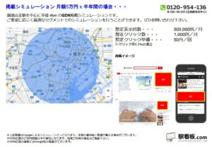 東京メトロ／溜池山王駅／駅ターゲティング・ジオターゲティング Google広告（GDN）Yahoo!広告（YDA）№YDA駅広告、位置図