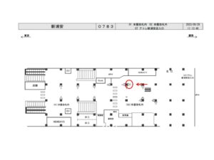 JR／新浦安駅／本屋改札外／№13駅看板・駅広告、位置図