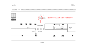 JR／逗子駅／本屋改札内／№13駅看板・駅広告、位置図