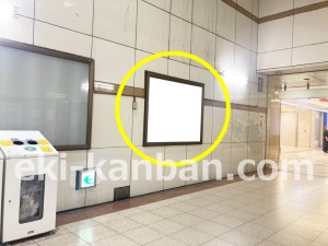 名古屋地下鉄／名古屋駅／桜通線№B1-6№6駅看板、写真1