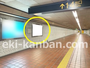 名古屋地下鉄／八田駅／東山線№B1-8№8駅看板、写真1