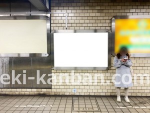 名古屋地下鉄／上前津駅／鶴舞線№B3-8№8駅看板、写真2