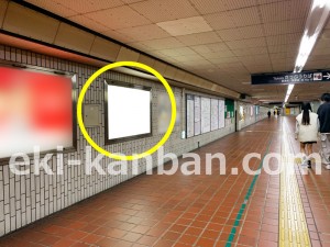 名古屋地下鉄／八田駅／東山線№B1-6№6駅看板、写真1