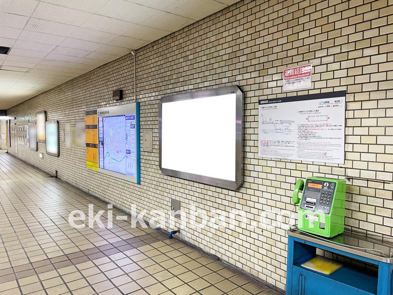 名古屋市営地下鉄／鶴舞線／植田駅／№B1-6駅看板・駅広告、写真 (1)