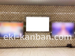 名古屋地下鉄／八事駅／鶴舞線№B3-5№5駅看板、写真2