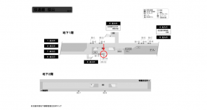 名古屋地下鉄／桜山駅／桜通線№B1-9№9駅看板、位置図