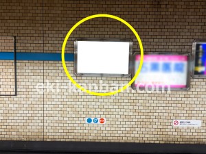 名古屋地下鉄／庄内通駅／鶴舞線№B3-4№4駅看板、写真2