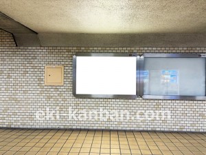 名古屋地下鉄／浅間町駅／鶴舞線№B1-1№1駅看板、写真2