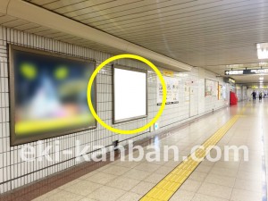 名古屋地下鉄／名古屋駅／桜通線№B2-9№9駅看板、写真1