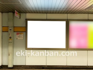 名古屋地下鉄／伏見駅／東山線№B1-3№3駅看板、写真2