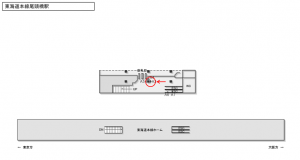 JR東海／尾頭橋駅／№A-3№3駅看板、位置図