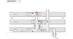 JR東海／笠寺駅／№A-13№13駅看板、位置図