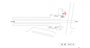 名鉄／味美駅／／№204駅看板、位置図