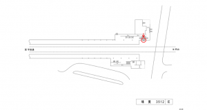 名鉄／味美駅／／№214駅看板、位置図