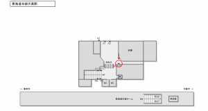 JR東海／大高駅／№A-10№10駅看板、位置図