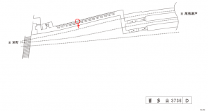 名鉄／喜多山駅／／№107駅看板、位置図