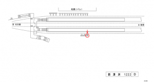 名鉄／新清洲駅／／№109駅看板、位置図