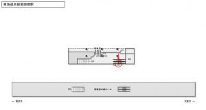 JR東海／尾頭橋駅／№A-7№7駅看板、位置図