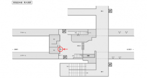 JR東海／南大高駅／№A-1№1駅看板、位置図