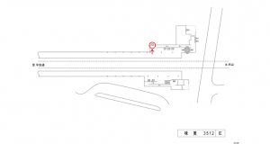 名鉄／味美駅／／№212駅看板、位置図