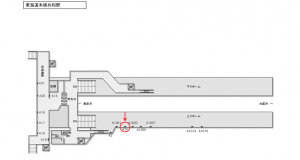 JR東海／共和駅／№A-15№15駅看板、位置図