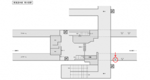 JR東海／南大高駅／№A-8№8駅看板、位置図