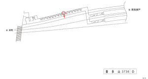 名鉄／喜多山駅／／№103駅看板、位置図